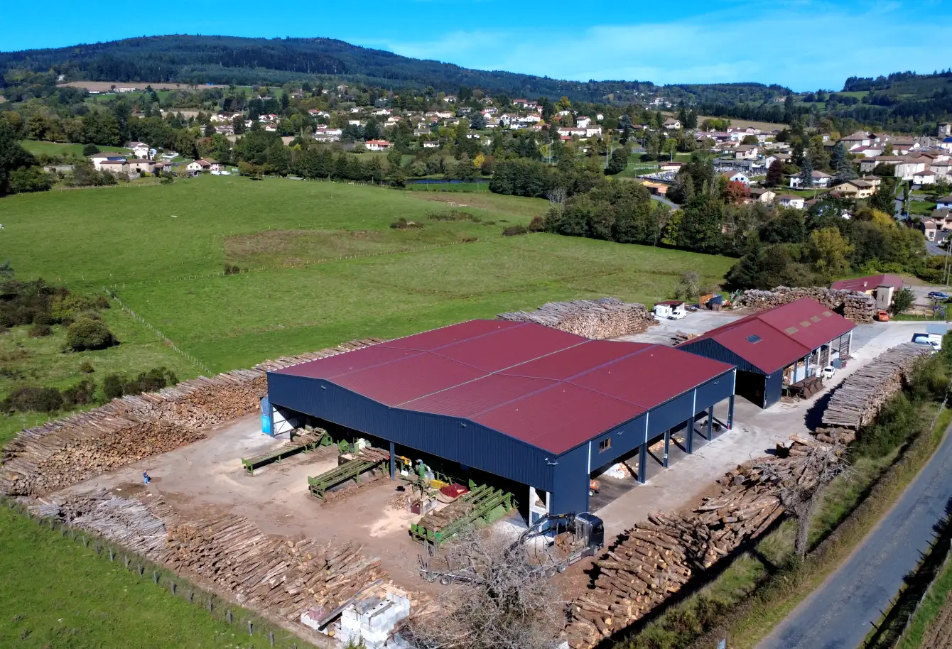 Transports recorbet - production de bois de chauffage dans le rhone